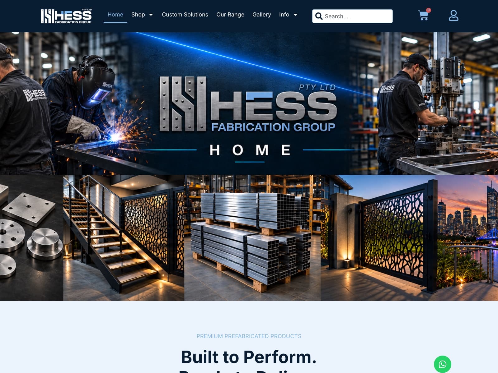 Hess Group - WooCommerce Store for Prefabricated Products (hessgroup.com.au)