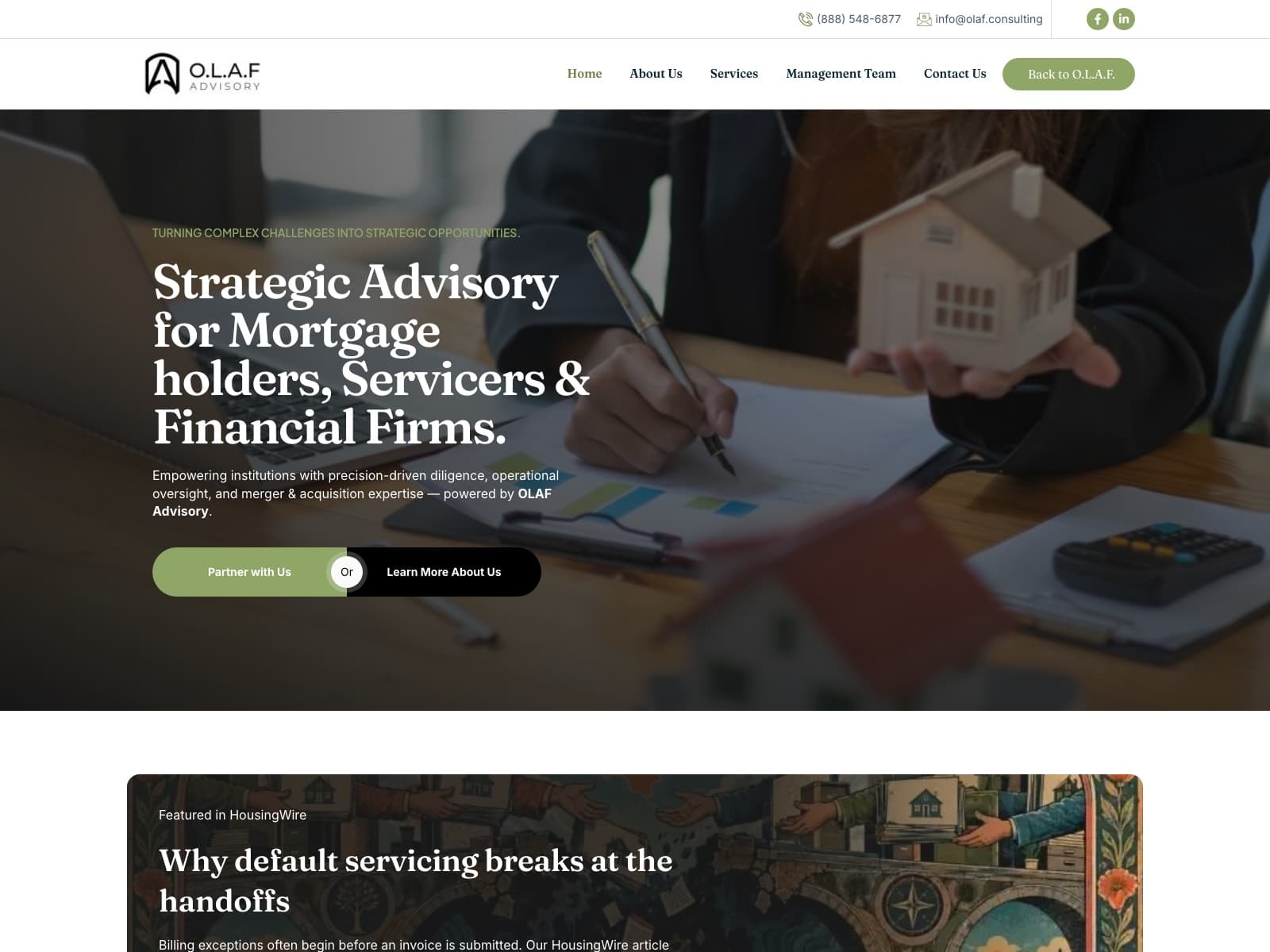 OLAF Companies - Five Connected Business Websites (olafcompanies.com)