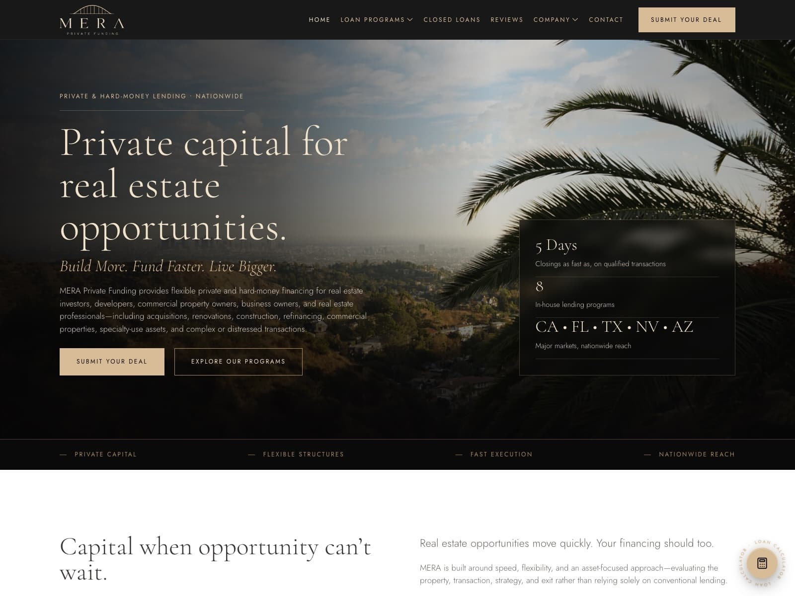 MERA Private Funding - Private Lending Website with Loan Listings (meraprivatefunding.info)
